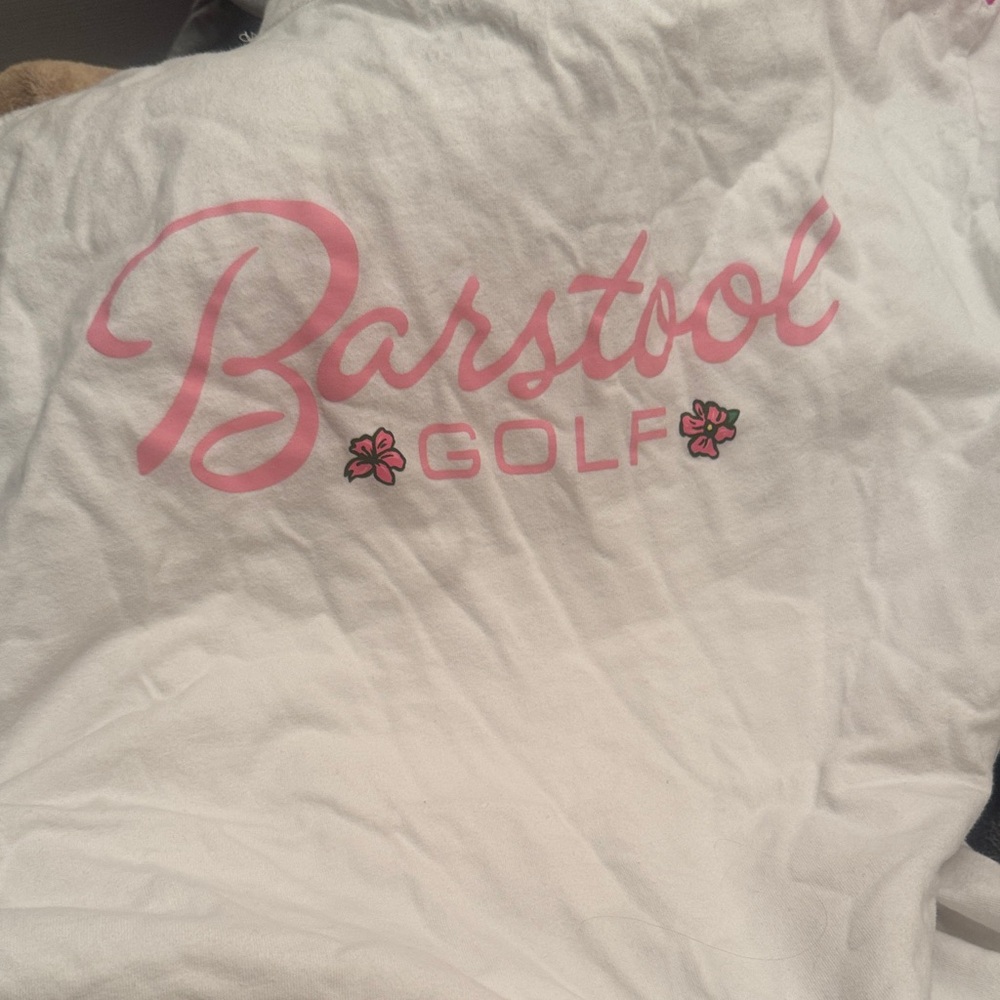 Barstool Golf White T-Shirt
